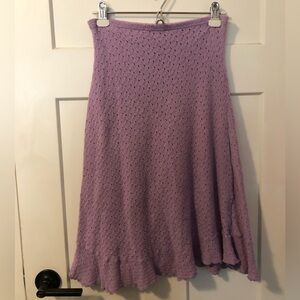Lilac midi skirt - Christopher and Banks - Size M